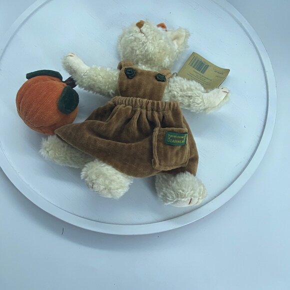 Boyds Bears Felina B. Catterwall Collectible Plush Cat Doll Pumpkin Animal TAG - Picture 2 of 8
